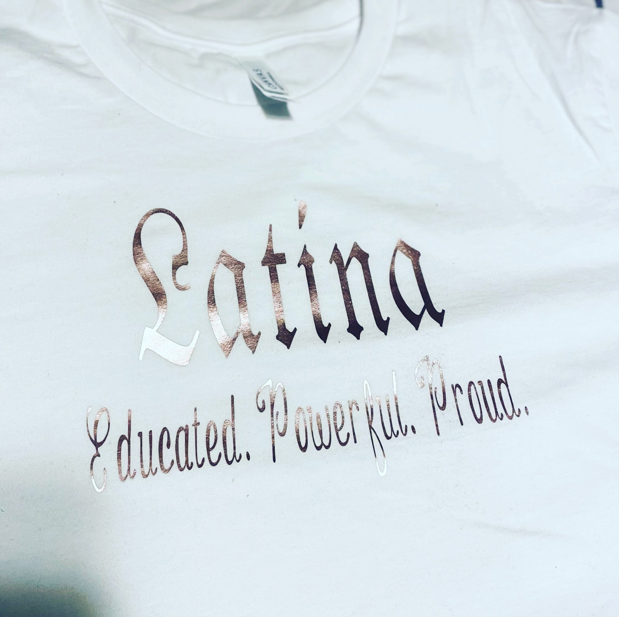 Latina shirts Educated Latina Powerful shirt Latina girl shirt Latina woman shirt latina shirt latina power shirt